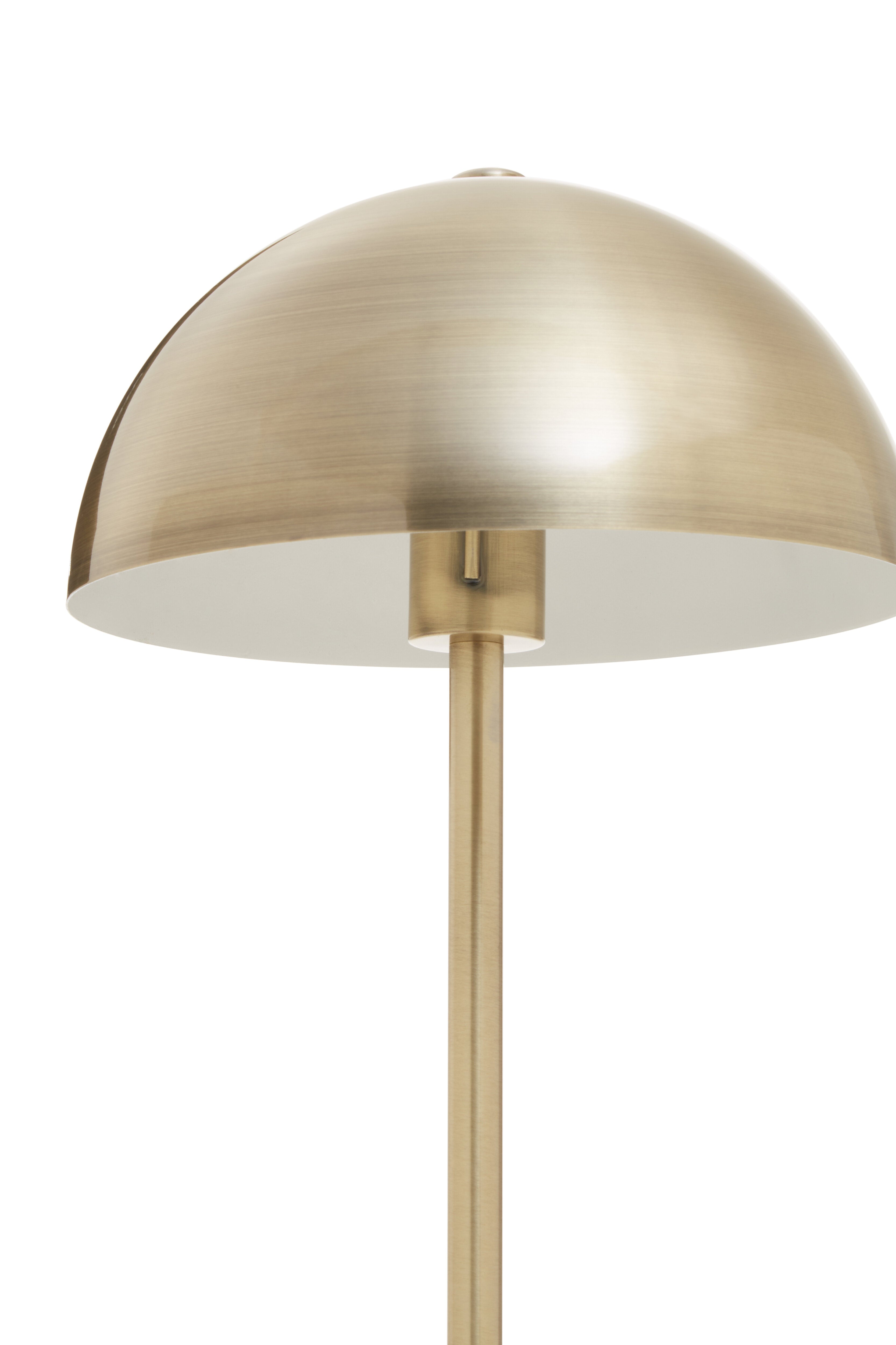 Henbury White Marble & Gold Dome Table Lamp